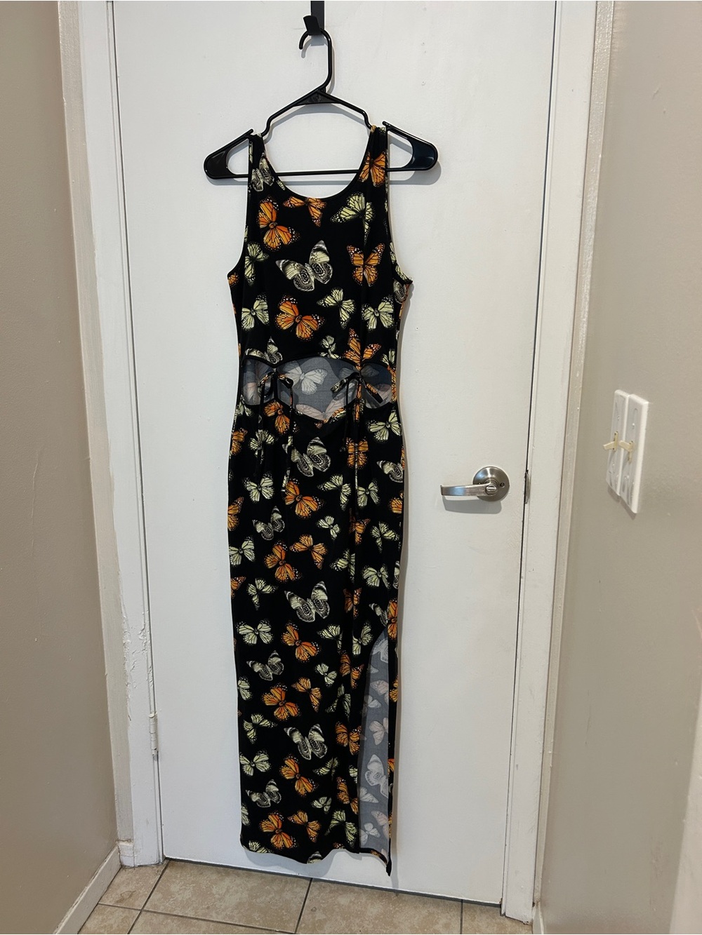 Butterfly maxi dress